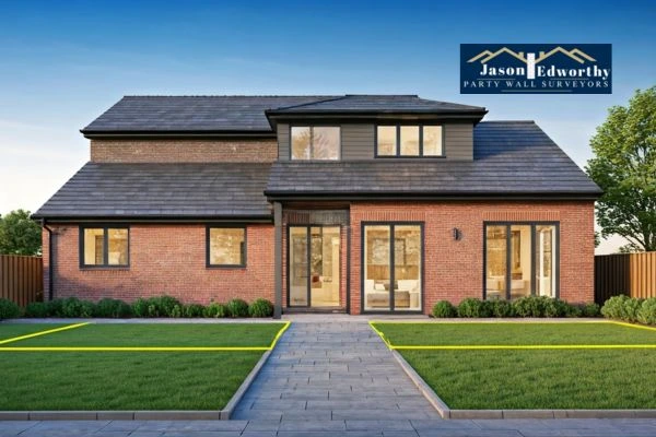 Home extension focusing on boundary line Sevenoaks