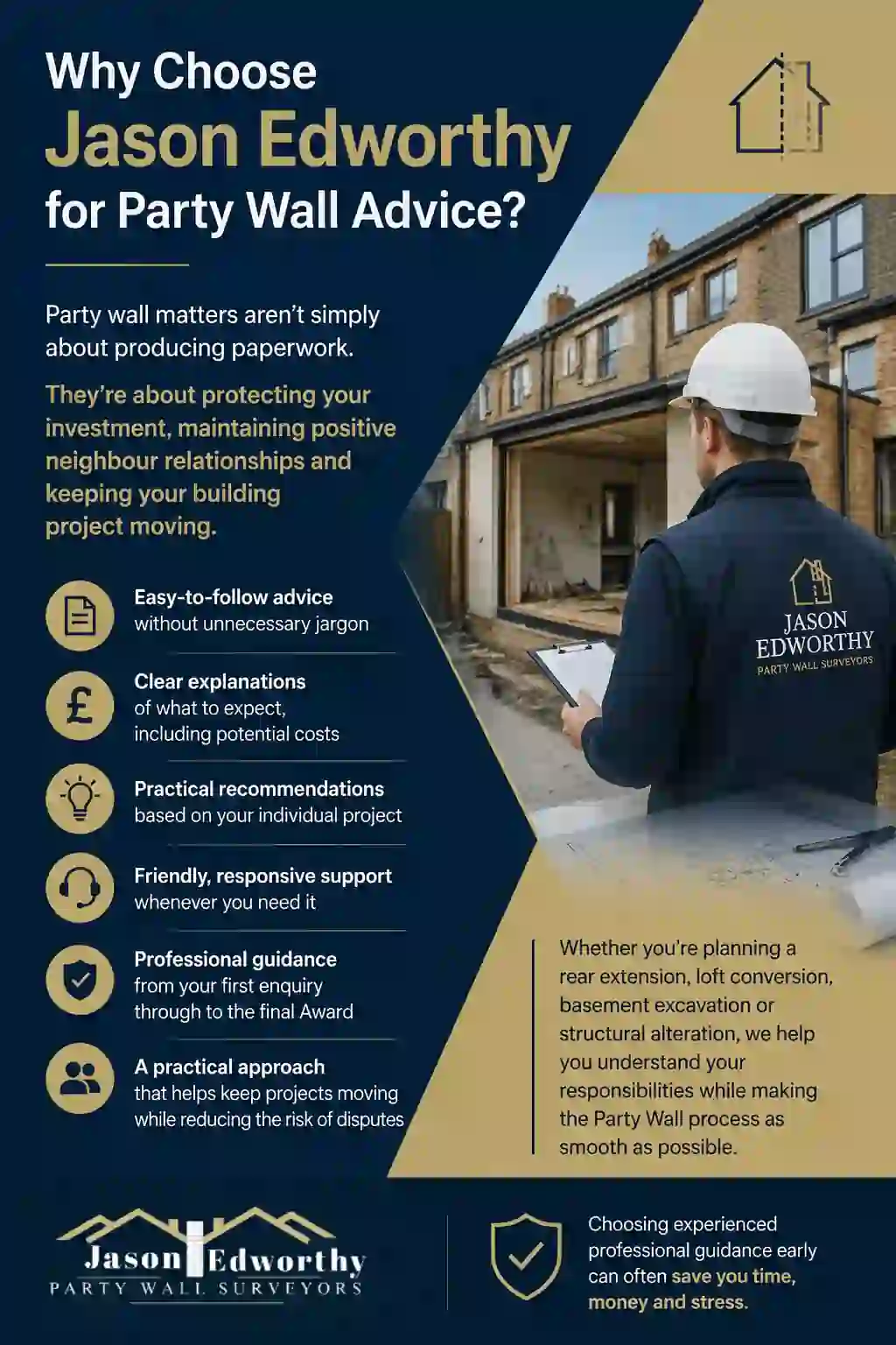 Why Choose Jason Edworthy for Party Wall Advice Sevenoaks?
